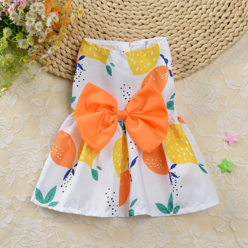 Floral Princess Dress for Teddy Pets