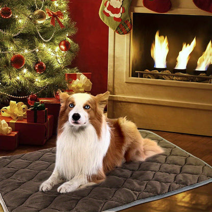 Self-Heating Washable Pet Mat – Non-Slip Thermal Pad for Dogs & Cats