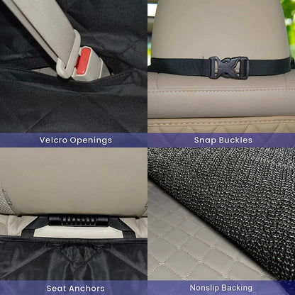 Luxury Waterproof Pet Seat Cover – Protect Your Car in Style