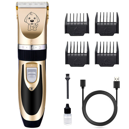 Professional Dog Hair Trimmer Rechargeable Grooming Clippers