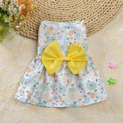 Floral Princess Dress for Teddy Pets