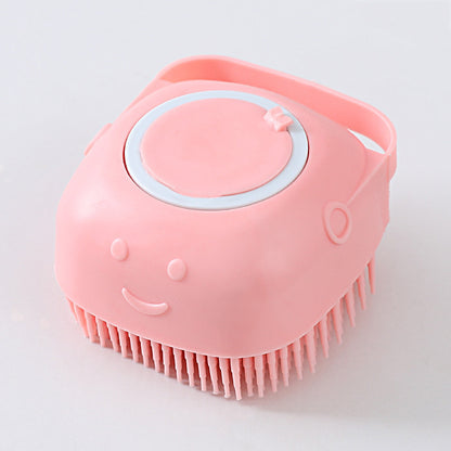 Silicone Shower Brush: Pet Massage and Shampoo Brush