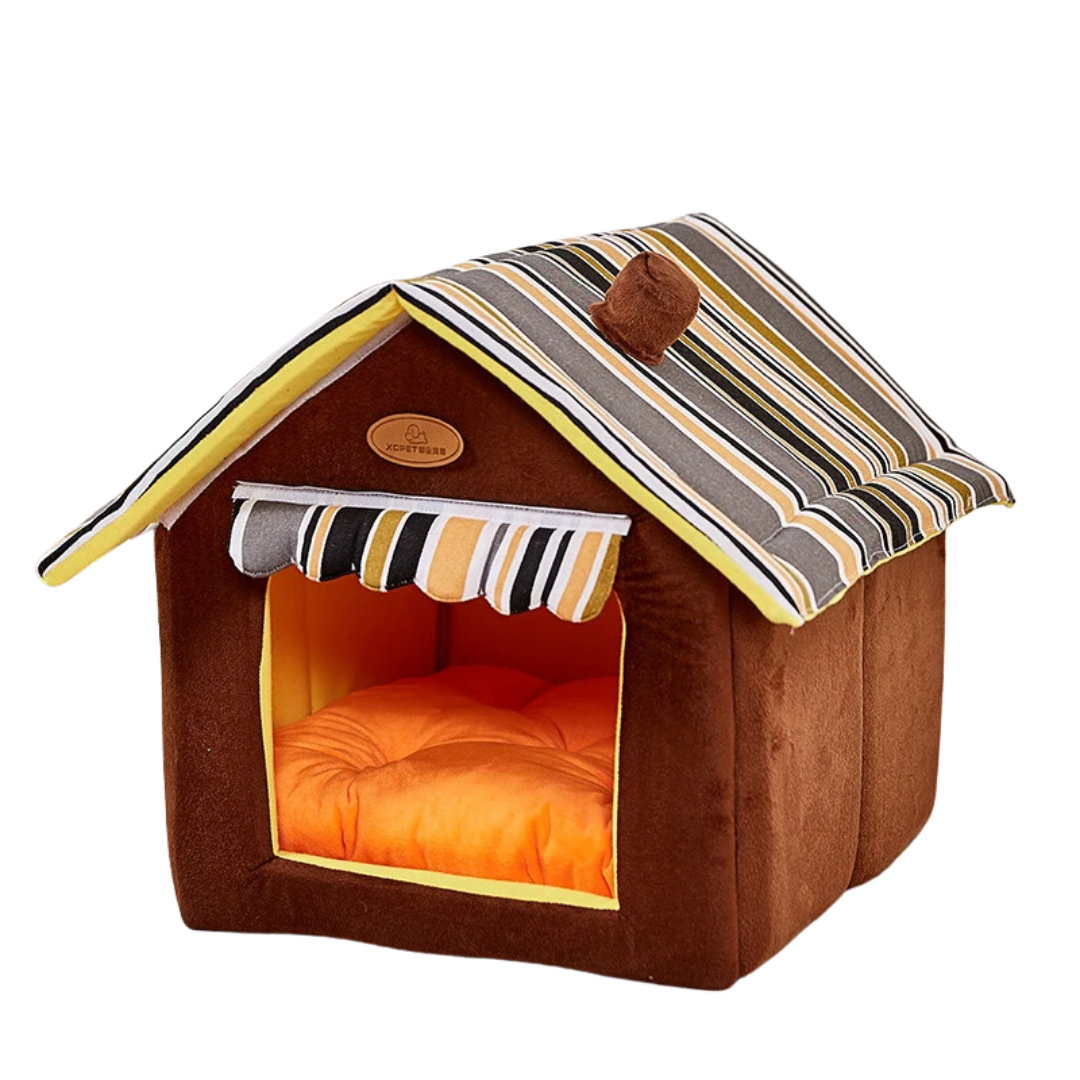 New Fashion Striped Removable Cover Mat Dog House Bed