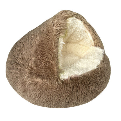 Winter Warm Shell-Shaped Cat Nest Pet Bed