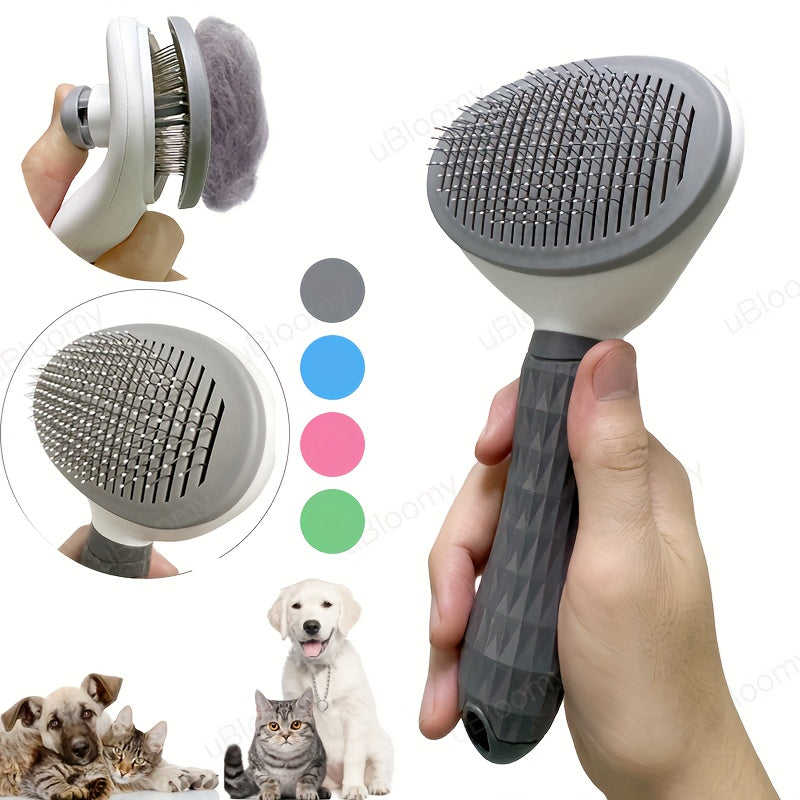 Durable Pet Hair Removal Brush for Dogs and Cats