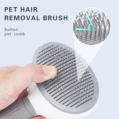 Durable Pet Hair Removal Brush for Dogs and Cats