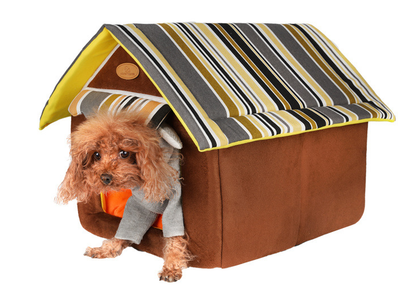 New Fashion Striped Removable Cover Mat Dog House Bed