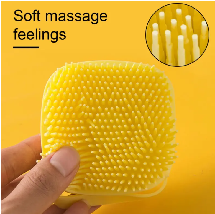 Silicone Shower Brush: Pet Massage and Shampoo Brush